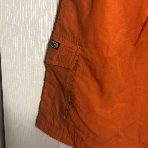 Spalding Shorts Orange Blue Swim Shorts Trunks L - Picture 2 of 4